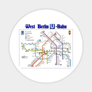 Vintage West Berlin U-Bahn Magnet